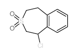 1-Chloro-1,2,4,5-tetrahydro-3-benzothiepine 3,3-dioxide structure