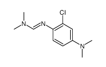 N'-[2-chloro-4-(dimethylamino)phenyl]-N,N-dimethylmethanimidamide结构式