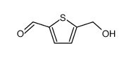 5-hydroxymethyltiophene-2-carbaldehyde结构式