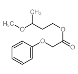 3-methoxybutyl 2-phenoxyacetate结构式