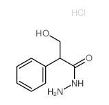 Benzeneacetic acid, a-(hydroxymethyl)-, hydrazide,hydrochloride (1:1) picture