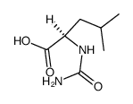 N-carbamyl-D-leucine Structure
