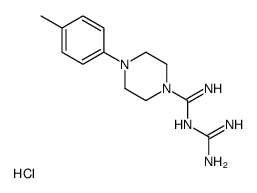 N-(diaminomethylidene)-4-(4-methylphenyl)piperazine-1-carboximidamide,hydrochloride Structure