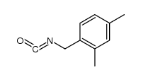 2,4-dimethylbenzyl isocyanate Structure