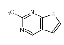 Thieno[2,3-d]pyrimidine, 2-methyl- (9CI) structure