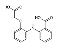 2-[2-(carboxymethoxy)anilino]benzoic acid结构式