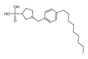 [1-[(4-nonylphenyl)methyl]pyrrolidin-3-yl]phosphonic acid结构式