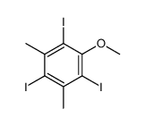 1,3,5-triiodo-2-methoxy-4,6-dimethylbenzene Structure