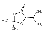 1,3-Dioxolan-4-one,2,2-dimethyl-5-(1-methylethyl)-,(5R)-(9CI) structure