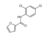 furan-2-carboxylic acid-(2,4-dichloro-anilide)结构式