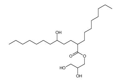 2,3-dihydroxypropyl 5-hydroxy-2-octyldodecanoate Structure