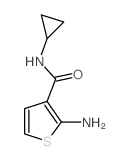 2-amino-N-cyclopropylthiophene-3-carboxamide(SALTDATA: FREE) Structure