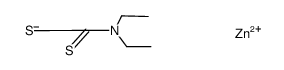 monozinc(II) mono(diethylcarbamodithioate)结构式