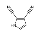 1H-pyrrole-2,3-dicarbonitrile结构式