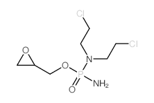 Phosphorodiamidic acid,N,N-bis(2-chloroethyl)-, oxiranylmethyl ester (9CI) structure