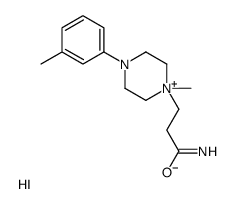 3-[1-methyl-4-(3-methylphenyl)piperazin-1-ium-1-yl]propanamide,iodide结构式