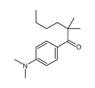 1-[4-(dimethylamino)phenyl]-2,2-dimethylhexan-1-one Structure