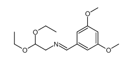 N-(2,2-diethoxyethyl)-1-(3,5-dimethoxyphenyl)methanimine Structure