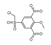 5-(chloromethylsulfonyl)-2-methoxy-1,3-dinitrobenzene结构式