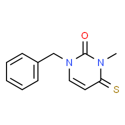 2(1H)-Pyrimidinone,3,4-dihydro-3-methyl-1-(phenylmethyl)-4-thioxo- Structure