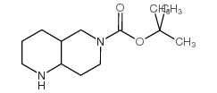 八氢-1,6-萘啶-6(7H)-羧酸叔丁酯结构式