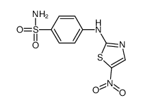 4-[(5-nitro-1,3-thiazol-2-yl)amino]benzenesulfonamide Structure