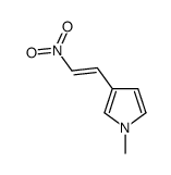 1-methyl-3-(2-nitroethenyl)pyrrole Structure