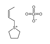 1-but-2-enylthiolan-1-ium,perchlorate结构式