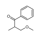 3-methoxy-2-methyl-1-phenylpropan-1-one Structure