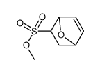 methyl 7-oxabicyclo[2.2.1]hept-2-ene-5-sulfonate结构式