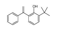 2-tert-butyl-6-(1-phenylethenyl)phenol Structure