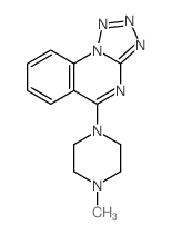 Tetrazolo[1,5-a]quinazoline, 5-(4-methyl-1-piperazinyl)-结构式