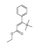 ethyl (Z)-3-phenyl-3-(trimethylsilyl)prop-2-enoate Structure