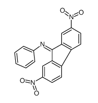 2,7-dinitro-N-phenylfluoren-9-imine Structure