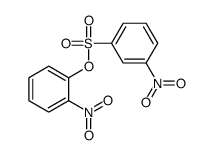 (2-nitrophenyl) 3-nitrobenzenesulfonate结构式