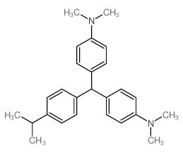 4,4'-{[4-(Propan-2-yl)phenyl]methanediyl}bis(N,N-dimethylaniline)结构式