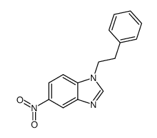 5-nitro-1-(phenylethyl)-1H-benzimidazole Structure