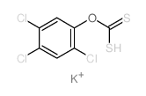 (2,4,5-trichlorophenoxy)methanedithioic acid结构式