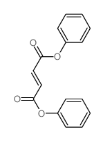 2-Butenedioic acid(2E)-, 1,4-diphenyl ester结构式