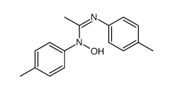 N-hydroxy-N,N'-bis(4-methylphenyl)ethanimidamide Structure