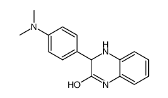 3-[4-(dimethylamino)phenyl]-3,4-dihydro-1H-quinoxalin-2-one结构式