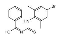 N-[(4-bromo-2,6-dimethylphenyl)carbamothioyl]benzamide结构式