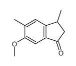 6-Methoxy-3,5-dimethylindan-1-on结构式