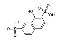 1-naphthol-2,7-disulfonic acid结构式