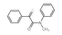 Benzeneacetamide,N-methyl-N-phenyl-a-thioxo- structure