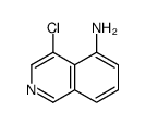 5-Isoquinolinamine,4-chloro-(9CI) structure