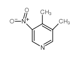 3,4-Dimethyl-5-nitropyridine Structure