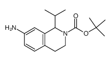 7-amino-2-tert-butoxycarbonyl-1-isopropyl-1,2,3,4-tetrahydroisoquinoline Structure