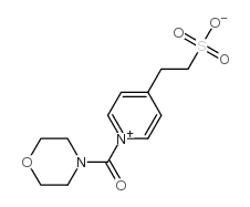 1-(morpholinocarbonyl)-4-(2-sulphonatoethyl)pyridinium结构式
