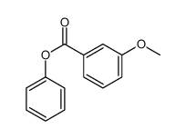 phenyl 3-methoxybenzoate结构式